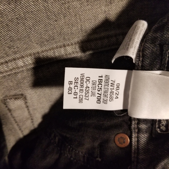 Lucky Brand Authentic Straight Crop Jeans Size 24 - Picture 4 of 8